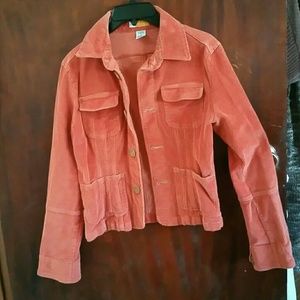 Orange Corduroy Jacket